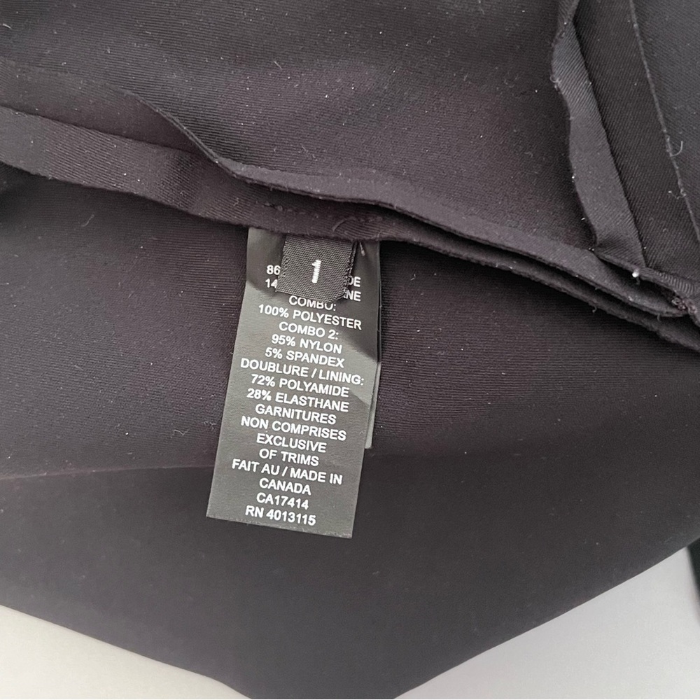 Marie Saint Pierre bubble sleeve black top size S - Picture 8 of 9